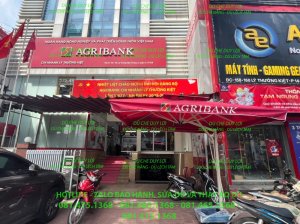 Cung Cấp 250 Dù Lệch Tâm Vuông 2 Tầng 3x3m In Logo Agribank Tại TP.HCM Và Các Tỉnh Phía Nam