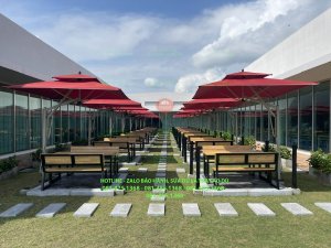 DÙ CHE NẮNG QUÁN CAFE: MẪU ĐẸP, BỀN, DỄ SỬ DỤNG